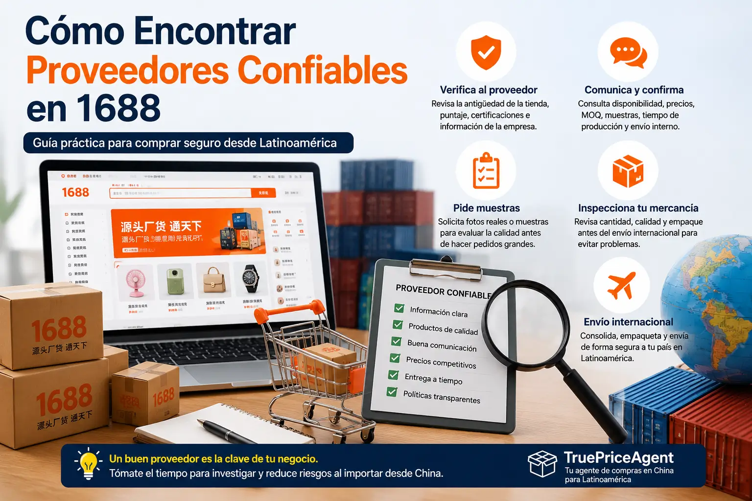 Cómo Encontrar Proveedores Confiables en 1688