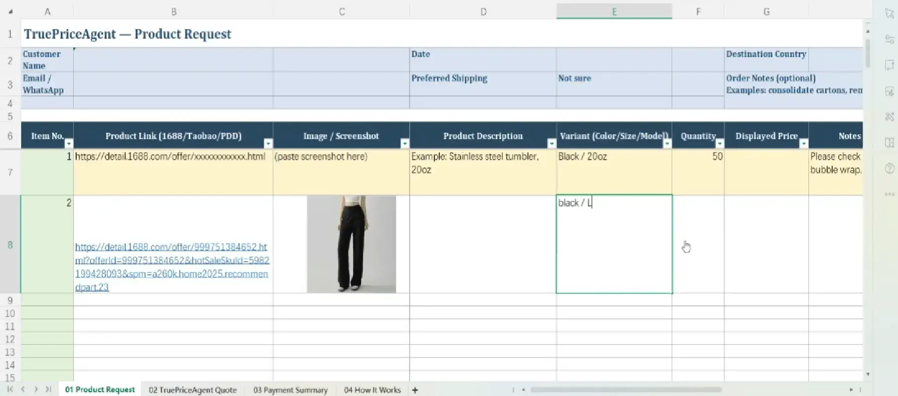 TruePriceAgent Sourcing Form Tutorial video cover